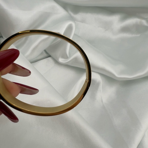 Colorful Enamel Bangle Bracelet - Picture 7 of 8